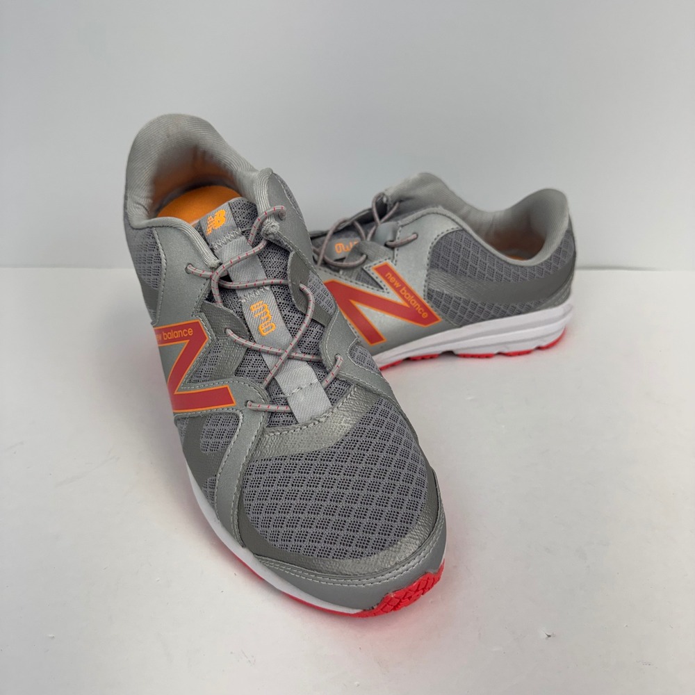 New Balance 536 Walking Shoes Womens 7.5 Grey Orange Mesh Sneakers WW536SP